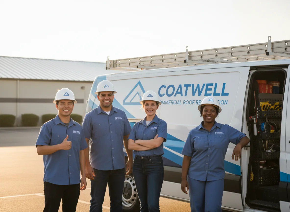 Commercial roof coating company in Eldora, IA